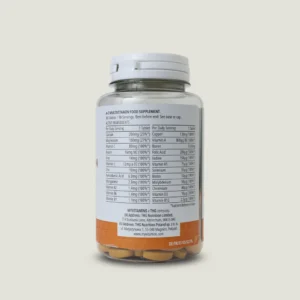 جدول ارزش غذایی و دوز ۲۴ ویتامین و مواد معدنی مولتی ویتامین Essentials مای ویتامینز