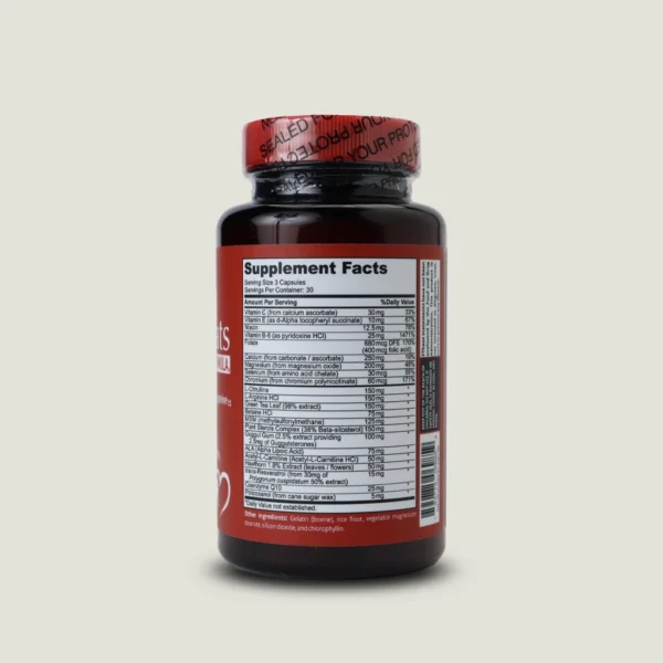 کپسول تقویت قلب هارت بیتس افترایو | Afterave HeartBeats Advanced Formula 2 جدول ترکیبات قرص هارت بیتس افتر ایو