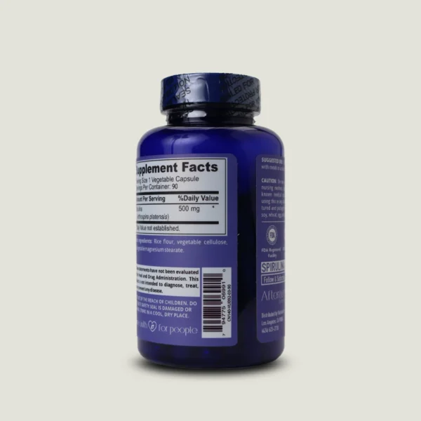کپسول اسپیرولینا اسنس پلاس افترایو | SpirulinaEssence+ Afterave 5 مکمل سم زدایی و تقویت ایمنی اسپیرولینا آمریکایی