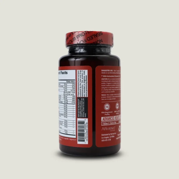 کپسول تقویت قلب هارت بیتس افترایو | Afterave HeartBeats Advanced Formula 3 تصویر بارکد قرص تقویت قلب heart beats افتر ایو