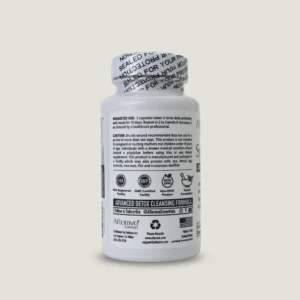 کپسول سمزدایی پیشرفته اسپارک دیتوکس افترایو | SparkDetox Advanced Formula 9 برچسب هشدار آلرژن گردوی سیاه و دستور مصرف مکمل دیتوکس افترایو اسنشالز