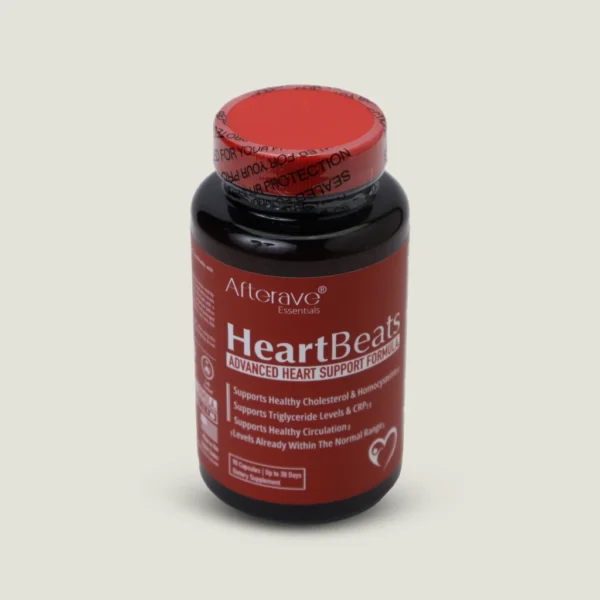 کپسول تقویت قلب هارت بیتس افترایو | Afterave HeartBeats Advanced Formula 5 afterave heart beats caps